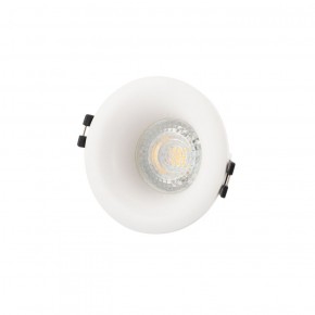 DK3024-WH Встраиваемый светильник, IP 20, 10 Вт, GU5.3, LED, белый, пластик в Соликамске - solikamsk.ok-mebel.com | фото