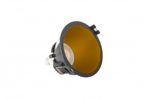 DK3026-BG Встраиваемый светильник, IP 20, 10 Вт, GU5.3, LED, черный/золотой, пластик в Соликамске - solikamsk.ok-mebel.com | фото 4