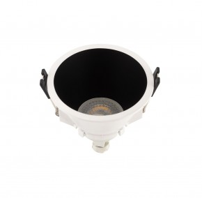 DK3026-WB Встраиваемый светильник, IP 20, 10 Вт, GU5.3, LED, белый/черный, пластик в Соликамске - solikamsk.ok-mebel.com | фото 2