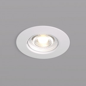 DK3028-WH Встраиваемый светильник, IP 20, 10 Вт, GU5.3, LED, белый, пластик в Соликамске - solikamsk.ok-mebel.com | фото