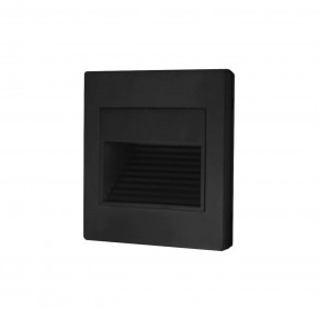 DK3050-BK Светильник встраиваемый в стену, IP 20, LED 3000, 1 Вт, черный пластик в Соликамске - solikamsk.ok-mebel.com | фото