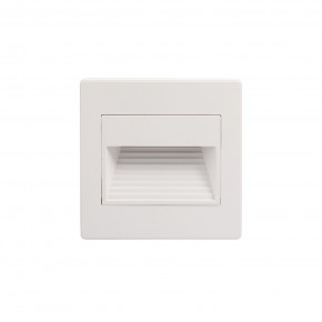 DK3050-WH Светильник встраиваемый в стену, IP 20, LED 3000, 1 Вт, белый, пластик в Соликамске - solikamsk.ok-mebel.com | фото 3