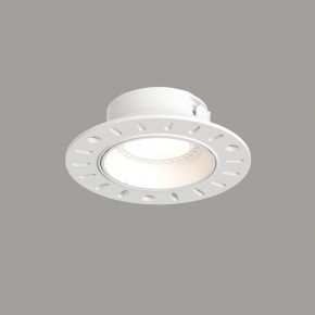 DK3055-WH Встраиваемый светильник, IP 20, 10 Вт, GU5.3, LED, белый, пластик в Соликамске - solikamsk.ok-mebel.com | фото