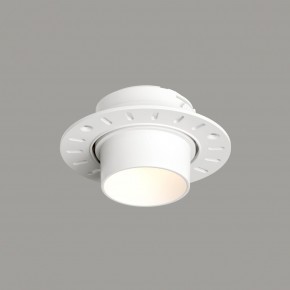DK3056-WH Встраиваемый светильник под шпатлевку, IP20, до 15 Вт, LED, GU5,3, белый, пластик в Соликамске - solikamsk.ok-mebel.com | фото 1