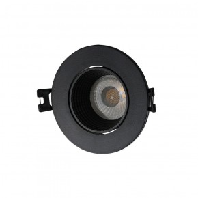 DK3061-BK Встраиваемый светильник, IP 20, 10 Вт, GU5.3, LED, черный/черный, пластик в Соликамске - solikamsk.ok-mebel.com | фото 1