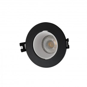DK3061-BK+WH Встраиваемый светильник, IP 20, 10 Вт, GU5.3, LED, черный/белый, пластик в Соликамске - solikamsk.ok-mebel.com | фото