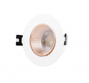 DK3061-WBR Встраиваемый светильник, IP 20, 10 Вт, GU5.3, LED, белый/бронзовый, пластик в Соликамске - solikamsk.ok-mebel.com | фото