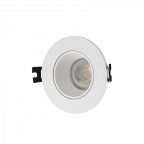 DK3061-WH Встраиваемый светильник, IP 20, 10 Вт, GU5.3, LED, белый/белый, пластик в Соликамске - solikamsk.ok-mebel.com | фото