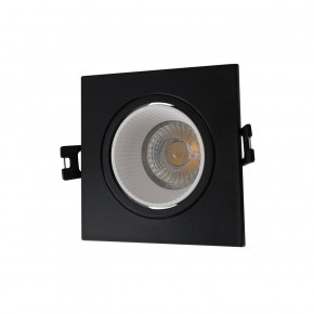 DK3071-BK+WH Встраиваемый светильник, IP 20, 10 Вт, GU5.3, LED, черный/белый, пластик в Соликамске - solikamsk.ok-mebel.com | фото
