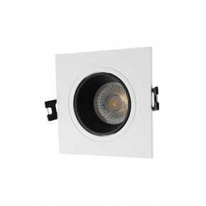DK3071-WH+BK Встраиваемый светильник, IP 20, 10 Вт, GU5.3, LED, белый/черный, пластик в Соликамске - solikamsk.ok-mebel.com | фото
