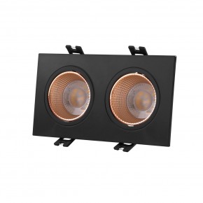 DK3072-BBR Встраиваемый светильник, IP 20, 10 Вт, GU5.3, LED, черный/бронзовый, пластик в Соликамске - solikamsk.ok-mebel.com | фото