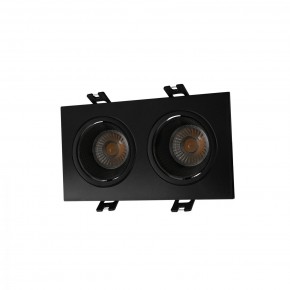 DK3072-BK Встраиваемый светильник, IP 20, 10 Вт, GU5.3, LED, черный/черный, пластик в Соликамске - solikamsk.ok-mebel.com | фото
