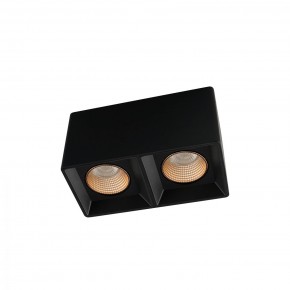 DK3085-BK+BR Светильник накладной IP 20, 10 Вт, GU5.3, LED, черный/бронзовый, пластик в Соликамске - solikamsk.ok-mebel.com | фото