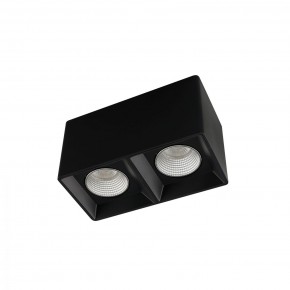 DK3085-BK+CH Светильник накладной IP 20, 10 Вт, GU5.3, LED, черный/хром, пластик в Соликамске - solikamsk.ok-mebel.com | фото
