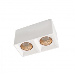 DK3085-WH+BR Светильник накладной IP 20, 10 Вт, GU5.3, LED, белый/бронзовый, пластик в Соликамске - solikamsk.ok-mebel.com | фото