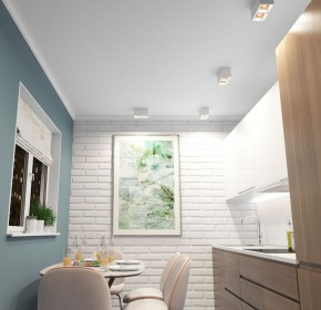 DK3085-WH+BR Светильник накладной IP 20, 10 Вт, GU5.3, LED, белый/бронзовый, пластик в Соликамске - solikamsk.ok-mebel.com | фото 2