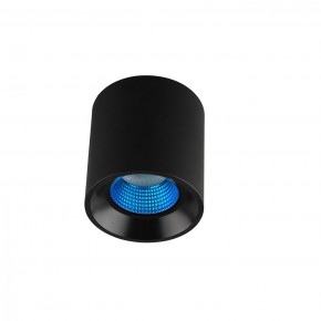 DK3090-BK+CY Светильник накладной IP 20, 10 Вт, GU5.3, LED, черный/голубой, пластик в Соликамске - solikamsk.ok-mebel.com | фото