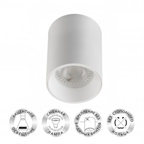DK3110-WH Светильник накладной IP 20, 10 Вт, GU5.3, LED, белый, пластик в Соликамске - solikamsk.ok-mebel.com | фото