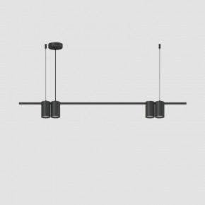 DK4061-BK Подвесной светильник ORBIT, IP20, 4xGU10 LED до 15 Вт, черный матовый, алюминий в Соликамске - solikamsk.ok-mebel.com | фото 2
