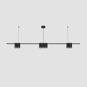 DK4063-BK Подвесной светильник ORBIT, IP20, 7xGU10 LED до 15 Вт, черный матовый, алюминий в Соликамске - solikamsk.ok-mebel.com | фото 2