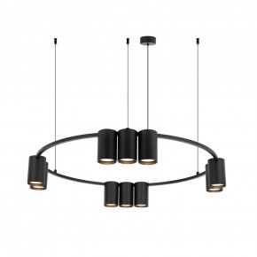 DK4065-BK Подвесной светильник ORBIT, IP20, 10xGU10 LED до 15 Вт, черный матовый, алюминий в Соликамске - solikamsk.ok-mebel.com | фото 3