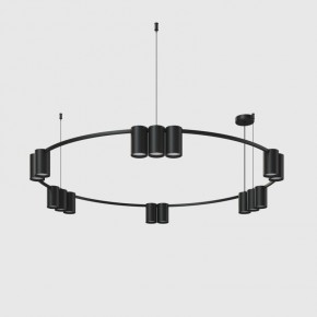 DK4067-BK Подвесной светильник ORBIT, IP20, 15xGU10 LED до 15 Вт, черный матовый, алюминий в Соликамске - solikamsk.ok-mebel.com | фото 2