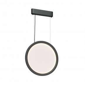 DK6604-BK Подвесной вертикальный светильник Veil со светодиодом H1500 d450 220V 36W 3000-6000K IP20 черный алюминий в Соликамске - solikamsk.ok-mebel.com | фото 3