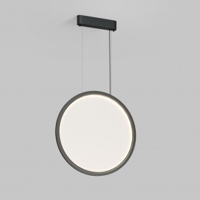 DK6606-BK Подвесной вертикальный светильник Veil со светодиодом H1700 d600 220V 48W 3000-6000K IP20 черный алюминий в Соликамске - solikamsk.ok-mebel.com | фото 3