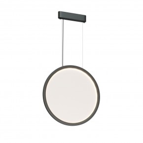 DK6606-BK Подвесной вертикальный светильник Veil со светодиодом H1700 d600 220V 48W 3000-6000K IP20 черный алюминий в Соликамске - solikamsk.ok-mebel.com | фото 5