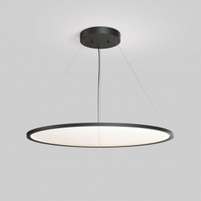 DK6620-BK Подвесной горизонтальный светильник Veil со светодиодом H900 d1000 220V 82W 3000-6000K IP20 черный алюминий в Соликамске - solikamsk.ok-mebel.com | фото