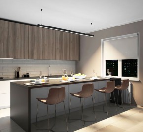DK9204-BK Линейный светильник 52W 2000mm 4000K, черный в Соликамске - solikamsk.ok-mebel.com | фото 5