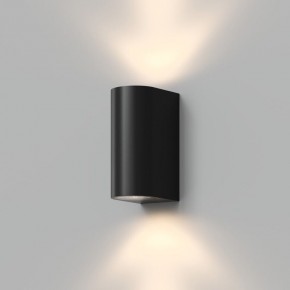 DK9791-BK Настенный уличный светильник NARVIK, IP44, 2хGU10 LED, до 15 Вт, черный, алюминий в Соликамске - solikamsk.ok-mebel.com | фото