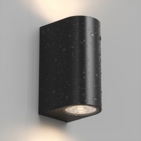 DK9791-BK Настенный уличный светильник NARVIK, IP44, 2хGU10 LED, до 15 Вт, черный, алюминий в Соликамске - solikamsk.ok-mebel.com | фото 3