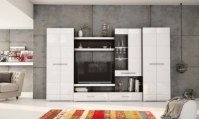 Фиеста №13 Комод глухой (Венге/Белый глянец) в Соликамске - solikamsk.ok-mebel.com | фото 2