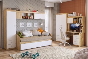 ФОРСАЖ К2 Детский гарнитур (крафт золотой/белый) в Соликамске - solikamsk.ok-mebel.com | фото