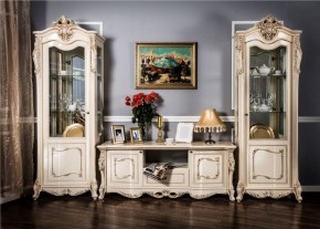 Гостиная Джоконда 1+ТВ+1 (крем глянец) в Соликамске - solikamsk.ok-mebel.com | фото 4