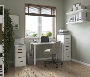 Комод Ингар белый с пятью выдвижными ящиками в Соликамске - solikamsk.ok-mebel.com | фото 4