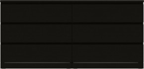 Комод Варма 6Д большой с шестью выдвижными ящиками, цвет ясень черный в Соликамске - solikamsk.ok-mebel.com | фото 2