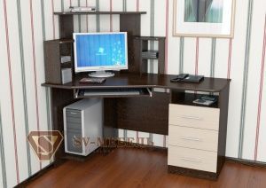 Компьютерный стол №3 в Соликамске - solikamsk.ok-mebel.com | фото 1