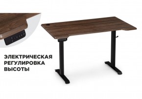 Компьютерный стол Маркос с механизмом подъема 120х75х75 черный / кантри орех в Соликамске - solikamsk.ok-mebel.com | фото 1