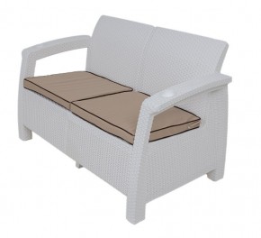 Комплект уличной мебели Yalta Premium Terrace Set (Ялта) белый (+подушки под спину) в Соликамске - solikamsk.ok-mebel.com | фото 2