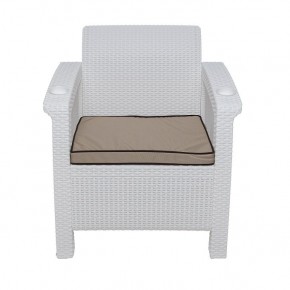 Комплект уличной мебели Yalta Premium Terrace Set (Ялта) белый (+подушки под спину) в Соликамске - solikamsk.ok-mebel.com | фото 6