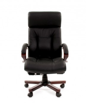 Кресло для руководителя CHAIRMAN  421 (Натуральная кожа) Черное в Соликамске - solikamsk.ok-mebel.com | фото 2
