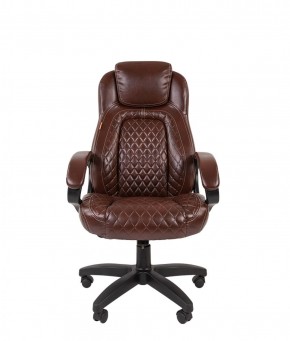 Кресло для руководителя  CHAIRMAN 432 (Экокожа коричневая) в Соликамске - solikamsk.ok-mebel.com | фото 2