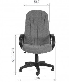 Кресло для руководителя  CHAIRMAN 685 СТ (ткань стандарт 10-356 черная) в Соликамске - solikamsk.ok-mebel.com | фото 5