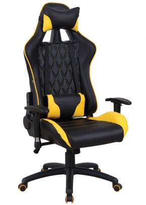 Кресло компьютерное BRABIX "GT Master GM-110" (черное/желтое) 531927 в Соликамске - solikamsk.ok-mebel.com | фото
