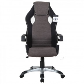 Кресло компьютерное BRABIX Techno GM-002 (ткань) черное/серое, вставки белые (531815) в Соликамске - solikamsk.ok-mebel.com | фото 3