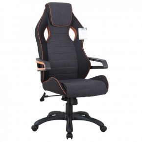 Кресло компьютерное BRABIX Techno Pro GM-003 (ткань черное/серое, вставки оранжевые) 531813 в Соликамске - solikamsk.ok-mebel.com | фото