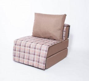 Кресло-кровать бескаркасное Харви (коричневый-квадро беж) в Соликамске - solikamsk.ok-mebel.com | фото