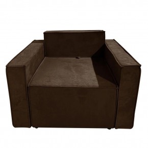 Кресло-кровать Принц КК1-ВК (велюр коричневый) в Соликамске - solikamsk.ok-mebel.com | фото 1
